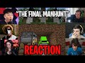 DreamSMP Members Reacts to Minecraft Speedrunner VS 5 Hunters THE LAST MANHUNT