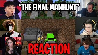 DreamSMP Members Reacts to Minecraft Speedrunner VS 5 Hunters THE LAST MANHUNT