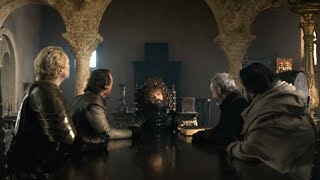 Game of Thrones 8x06 Last Small Council Meeting