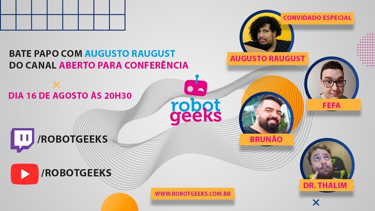 Evan Raugust Bate papo com Augusto Raugust do canal Aberto Para Conferência ...