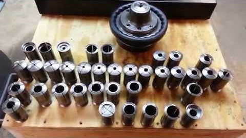 Hardinge 3J collet set and d 1-6 chuck