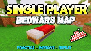 Single Player Bedwars Map for Minecraft (How to) screenshot 1