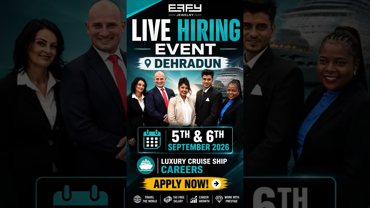 🚨 DEHRADUN! THIS CRUISE RETAIL JOB OPPORTUNITY IS FOR YOU! 🚢💎