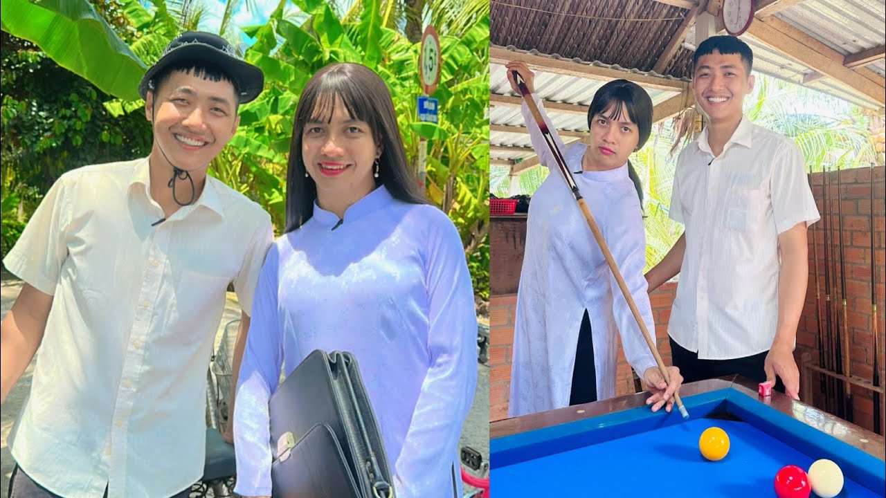 Vợ chồng thằng Sang thời còn học sinh | Con Liễu chơi thục Bi Da - Tập 421