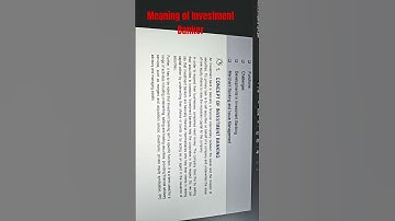 Meaning of Investment Banker -1
