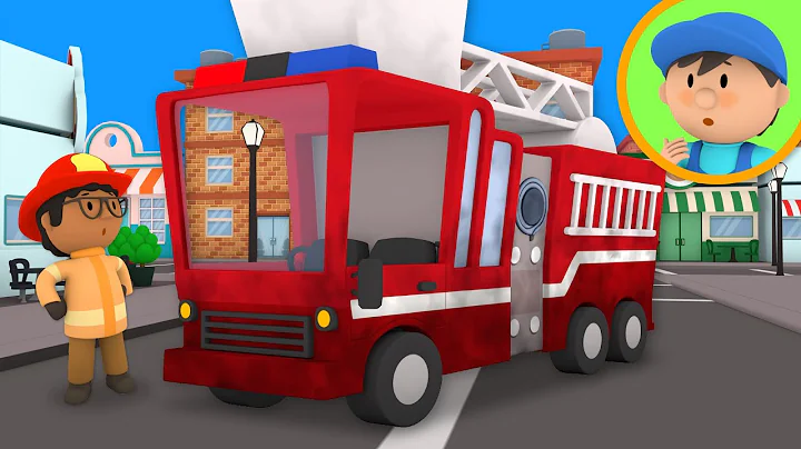 Felix&#039;s Fire Truck goes to the Car Wash | Carl&#039;s Car Wash