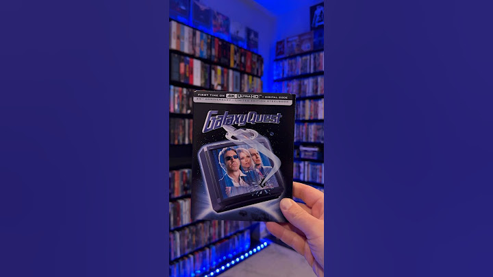 The “Galaxy Quest” 4K Steelbook Has Arrived From Paramount! #galaxyquest #4K #bluray #movies #scifi