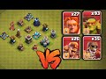 TODAS AS SUPERTROPAS CONTRA TODAS AS DEFESAS CLASH OF CLANS