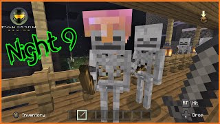 Surviving the First 10 Nights: #9 Building Our Base & Who is Herobrine?