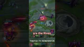 Lee Sin players are the Riven players of jungle - Riven ONLY to challenger on twitch.tv/rengoriven