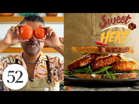 Fried Tomato Sandwich with Lemon-Basil Sour Cream | Sweet Heat | Food52