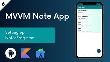 Easy Notes | MVVM Note Application | Setting up Notes Fragment #6