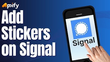 How to Add Stickers in Signal App (2024)