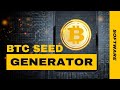 BTC Seed Generator!  | Find Wallets with Balance Using Seed Phrase Cracking