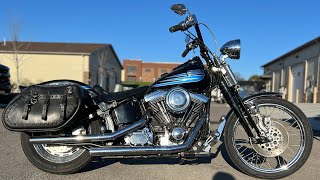 Billy Lane Pre Crash Harley Bad Boy Springer Part 1 - Custom EVO Softail Motorcycle Chopper 2025