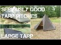 24 (!!) ways to put up the DD xl tarp (10*15ft). Tarping is zen.