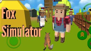 Fox Family - Animal Simulator 3D Game Android Gameplay (CyberGoldFitch) screenshot 3