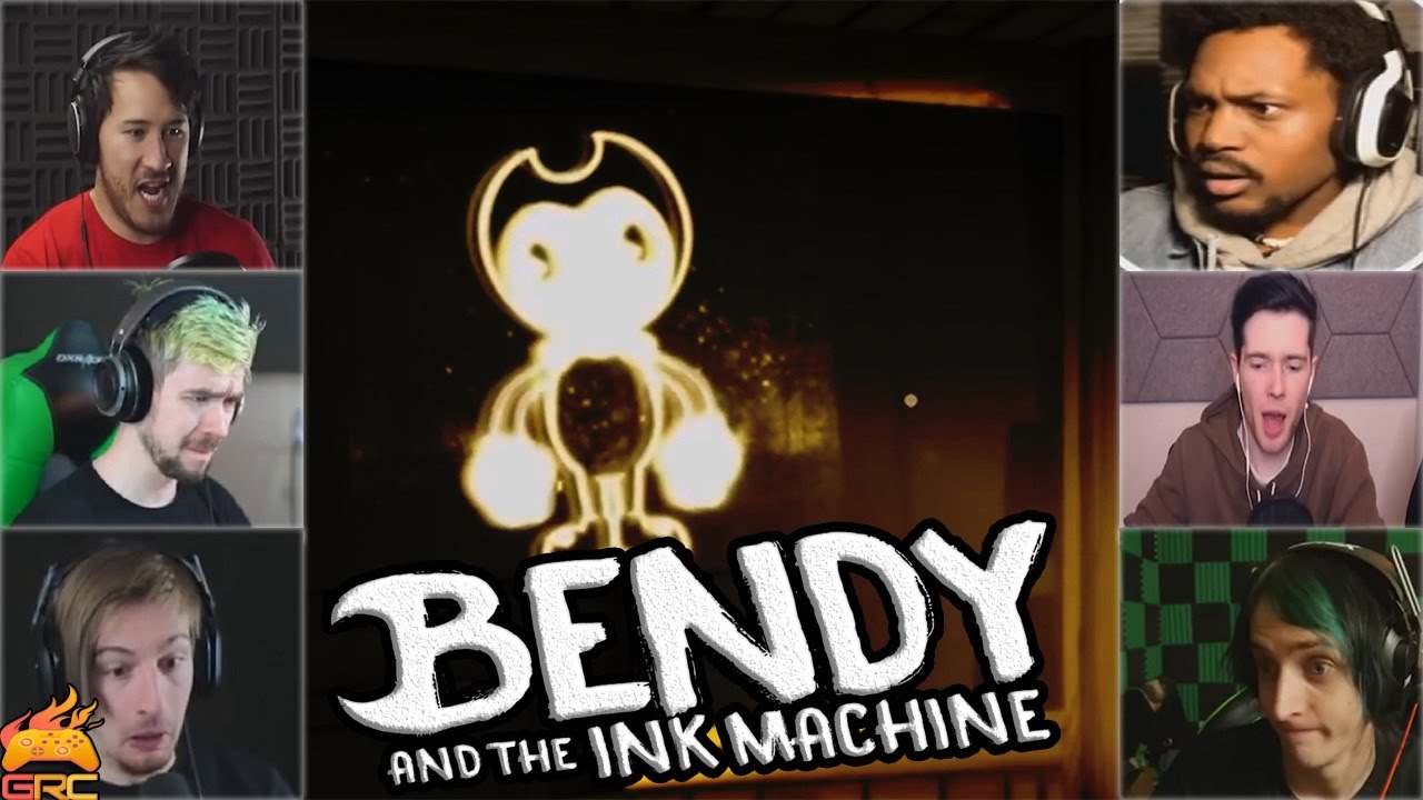 Gamers Reactions to the Animated Bendy | Bendy and The Ink Machine ...