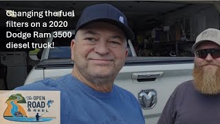 Fuel Filter change in 2020 Dodge Ram 3500 Diesel