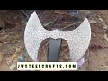 Mastering the Viking Double-Edged Axe | Handcrafted Precision