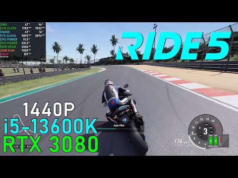 Ride 5 RTX 3080 | 13600K 5.1GHz | CUSTOM 1440P