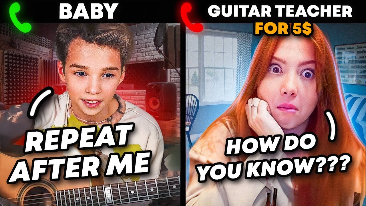 BABY-VIRTUOSO EXPOSES CHEAP GUITAR TEACHERS AND SHOCK THEM