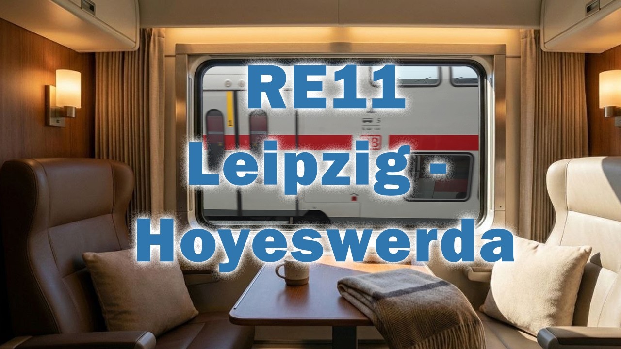 Leipzig - Hoyeswerda | RE11 | Train Window POV | 4k