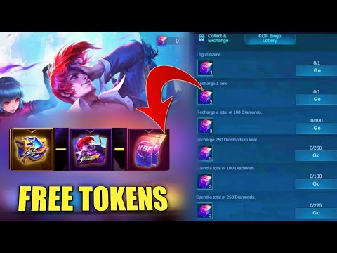 KOF FREE TOKENS AVILABLE NOW/ GET YOUR FREE KOF SKIN NOW🔥  @SKYLERGAMINGMLBB