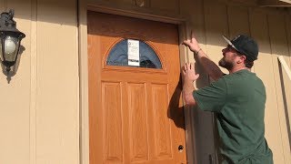 Installing a New Fiberglass Prehung Front Door