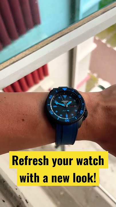 StrapXPro Premium Curved Ends Rubber Strap for Seiko 5 Sports SPRD Series (ft. @wristdistractions)