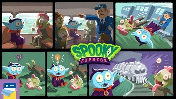 Spooky Express: World 1, Ghoulish Graveyard Walkthrough & iOS/Android Gameplay (by Draknek Limited)