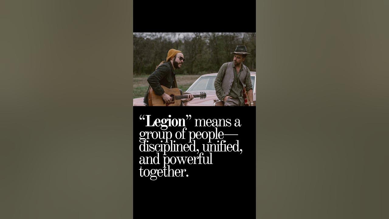 Why are we called Sons of Legion?