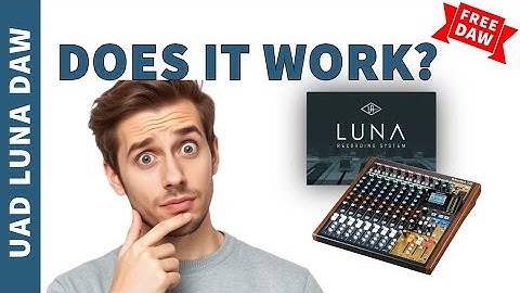 TASCAM Model 12 In DAW Mode With UAD LUNA