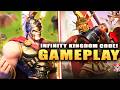 INFINITY KINGDOM BUILDING CASSTLE & BECOMING STRONGER! (promo code)