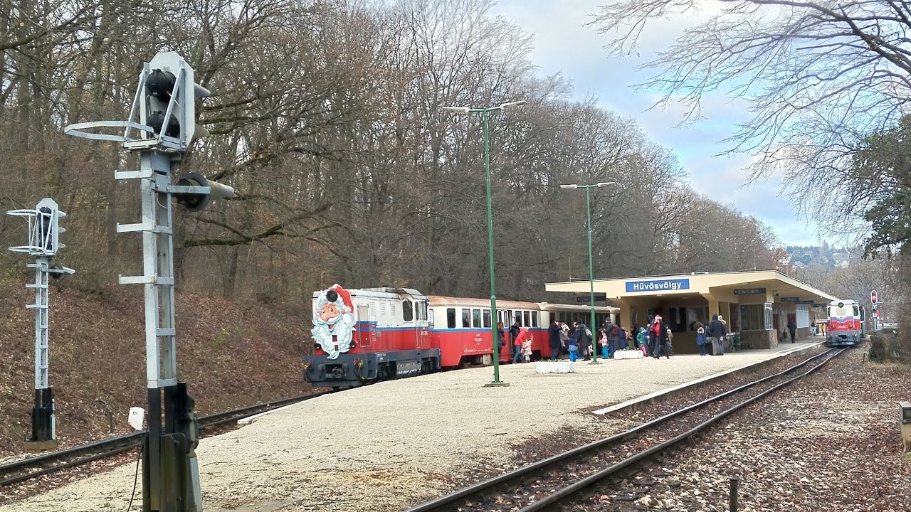 Mikulásvonat a Gyermekvasúton (23.12.01 - 02)