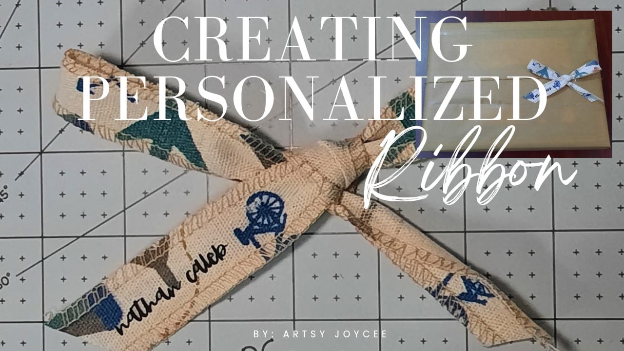 CREATING PERSONALIZED RIBBON * USING CRICUT EASY MINI PRESS * ARTSY ...