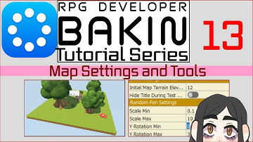 Getting Started in RPG Developer BAKIN: Random Pen Tool, Map Settings