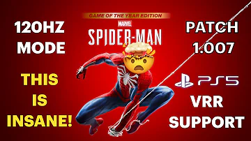 Je Spider-Man Remastered 120fps?