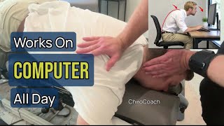 Sitting at a Computer All Day Here's Why Your Neck & Shoulders Hurt! Learn How to Prevent Your Pain