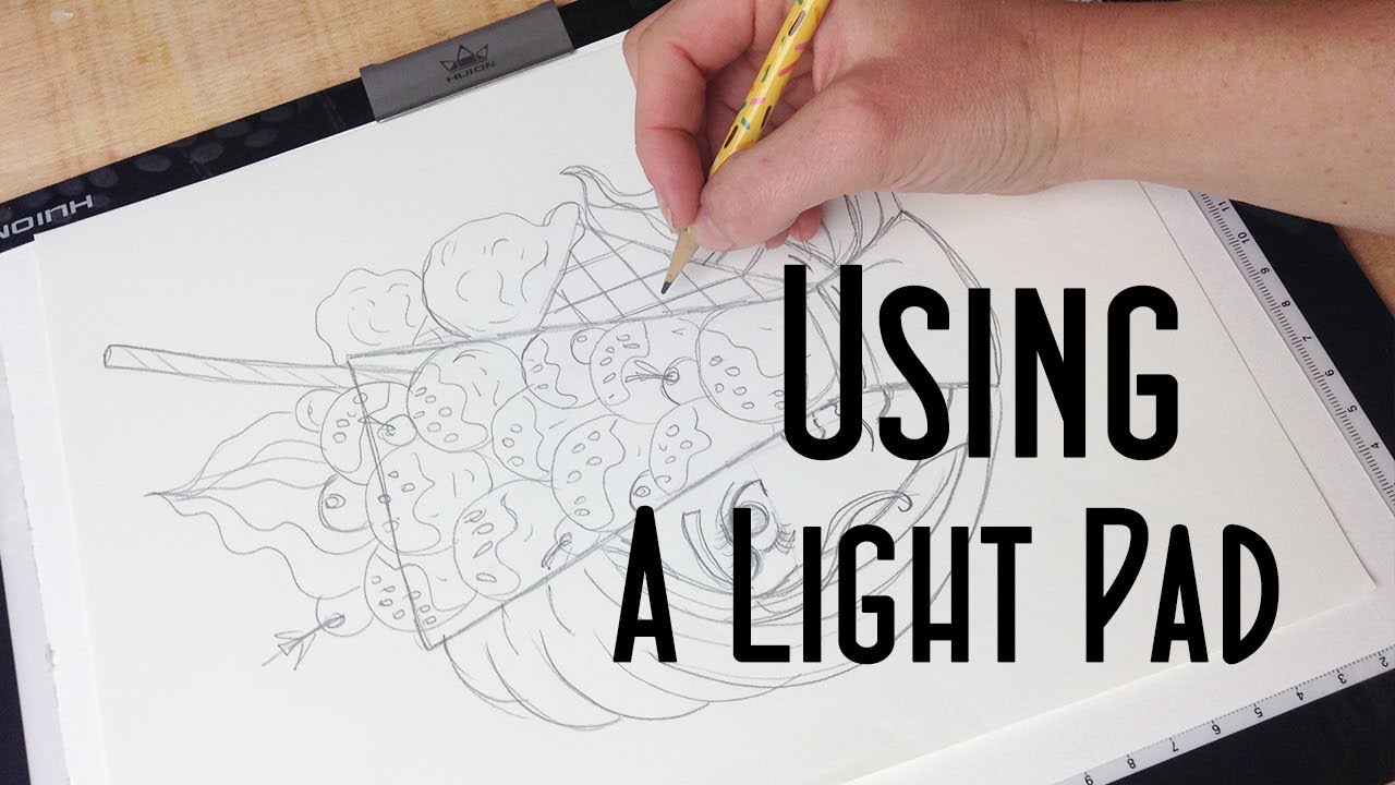 How to Use a Light Pad or Light Box + Huion Light Pad Demo and