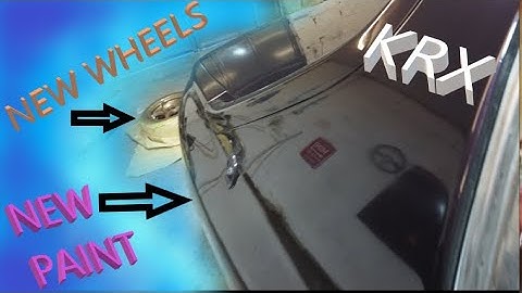 KRX | AKA | HONDA CRX K SWAPPED | UPDATES | PAINT #k20 #kswap #vtec #crx #krx #URBANBACKSTREETGARAGE