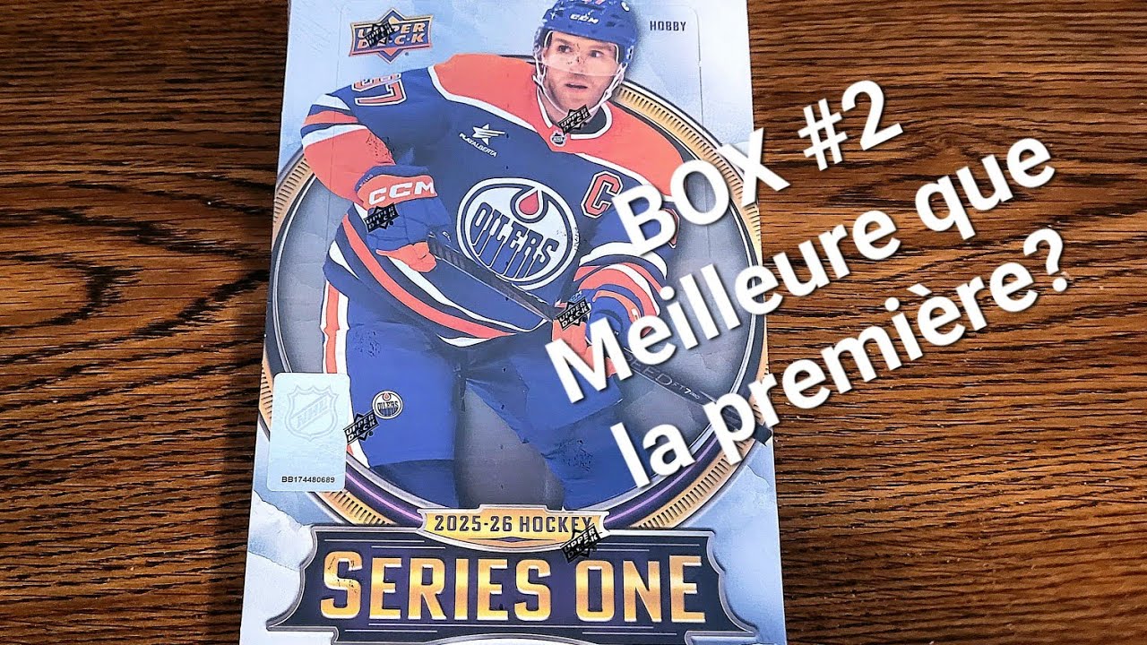 Cartes de Hockey - Une Deuxième Boîte Hobby de 25/26 Upper Deck Series 1! | CELEBRINI /50!!