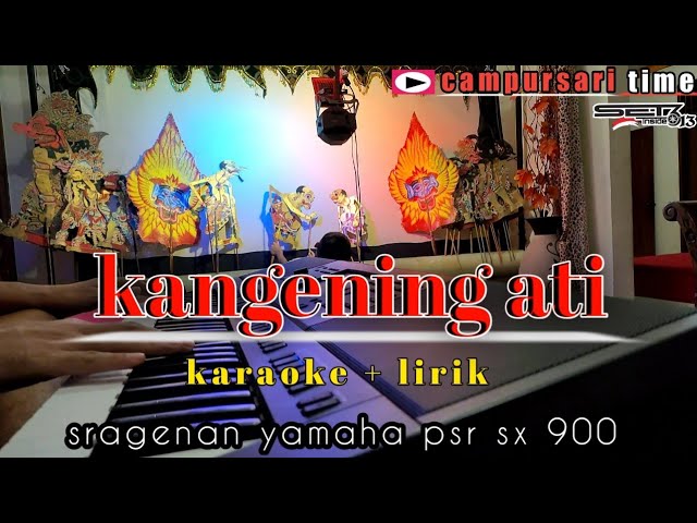 KANGENING ATI SRAGENAN KARAOKE LIRIK ( goro2 dalang cilik raffi) CAMPURSARI TIME class=