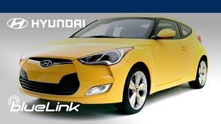 Blue Link® Connectivity | Meet VELOSTER | Hyundai