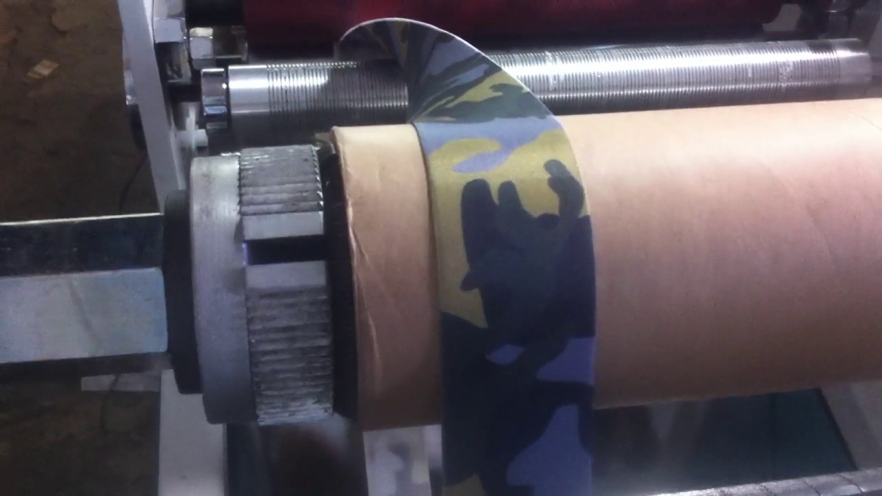 Transfer Printing machine on elastic tapes YouTube