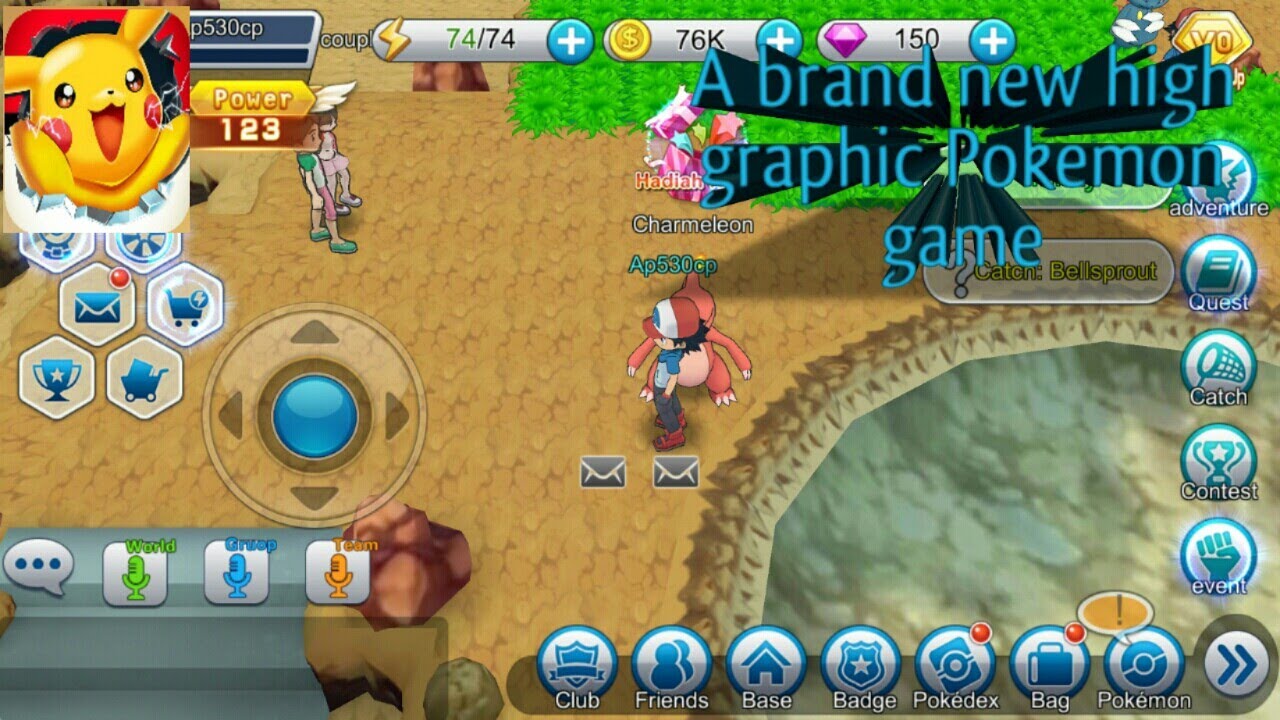 A brand new high graphic Pokemon game. YouTube