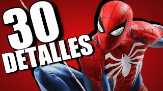 30 DETALLES ALUCINANTES de SPIDERMAN PS4