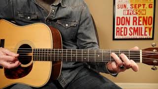 Video thumbnail of "Red Smiley Style Guitar - "Under The Double Eagle""