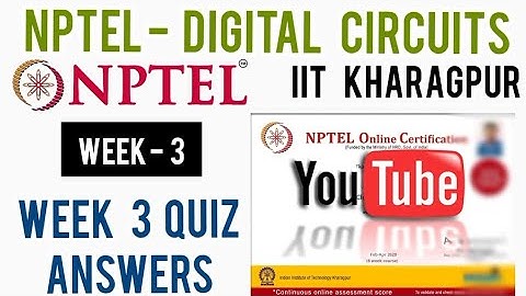 Digital Circuits NPTEL assignment 3 week 3 Answers 2024