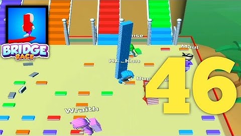 BRIDGE RACE LEVEL 46 | GAMEPLAY WALKTHROUGH (ANDROID & IOS) #shorts